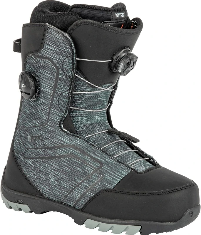 Atomic Men's Nitro Snowboards Sentinel BOA '23 All Mountain Freestyle Quick Lacing System Cheap Boat Snowboard Boat, Black, MP 29.0 // EU 44 // US 11 - Image 1