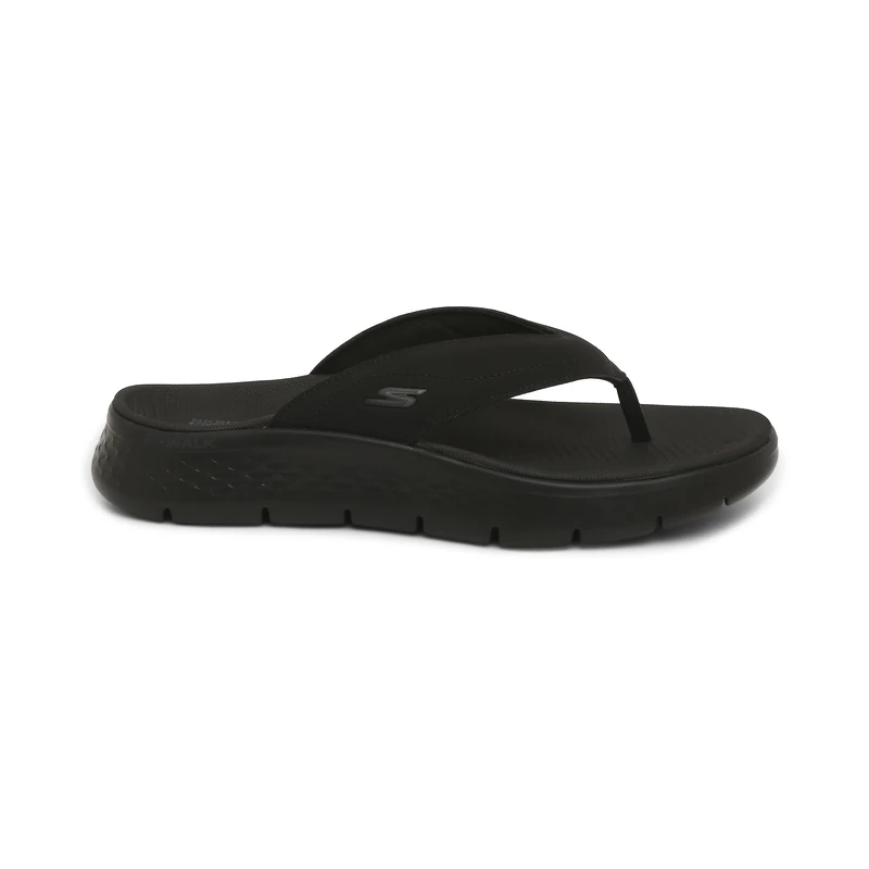 Skechers Men's Go Walk Flex Sandal Vallejo Sandals/Thong Sandals, Black Synthetic, 12 UK