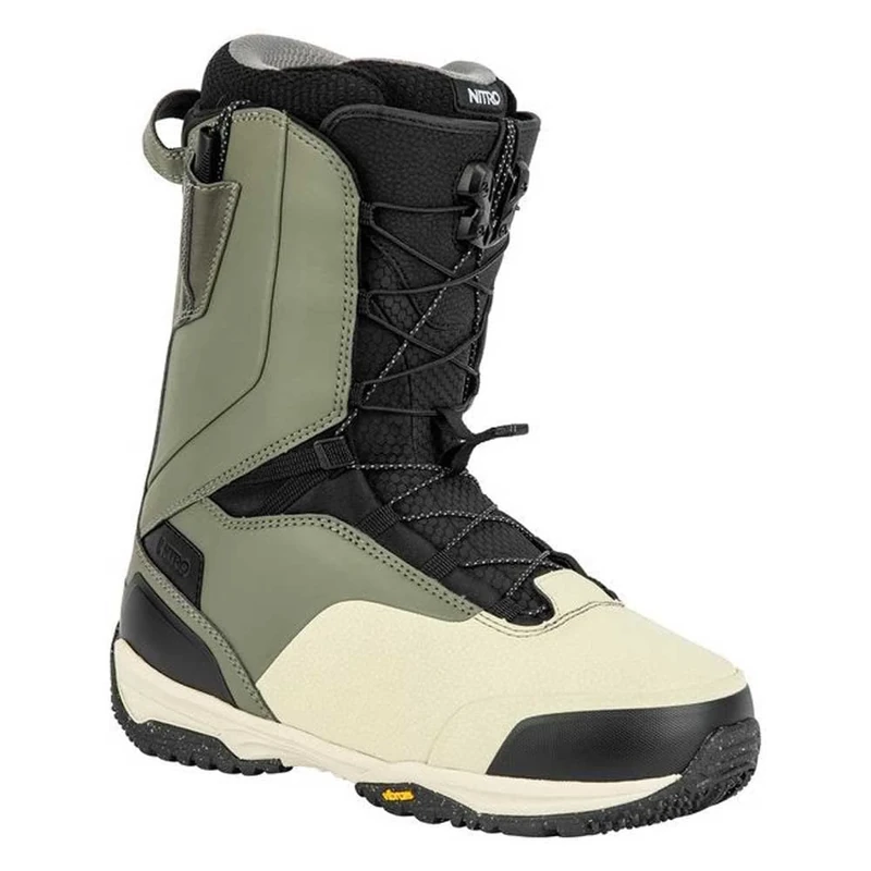 Nitro Men's Snowboards Venture Pro TLS '23 All Mountain Freeride Freestyle Quick Lacing System Boot Snowboard Boat Gravity Grey Sand MP 30.0 // EU 45 1/3 // US 12