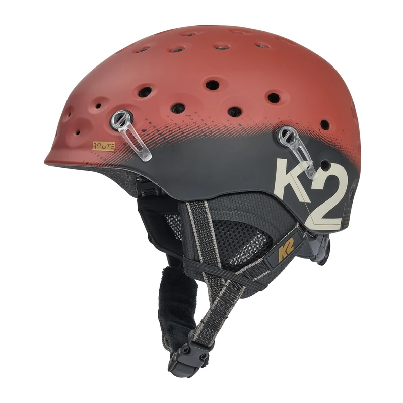 K2 Skis Unisex - Adult Route Helmet, Rust, L/XL (59-62 cm)