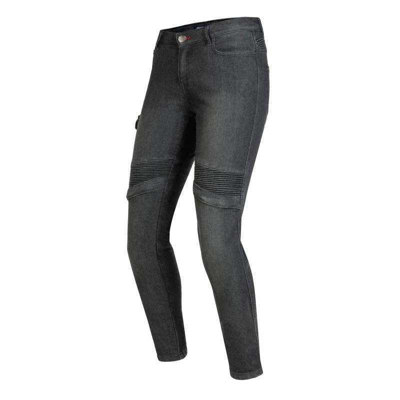 BROGER Ohio Lady Women's Motorcycle Jeans | Aramid Fibre Lining | SAS-Tec Knee Hip Coccyx Protectors | Reflective Elements | Tapered Fit