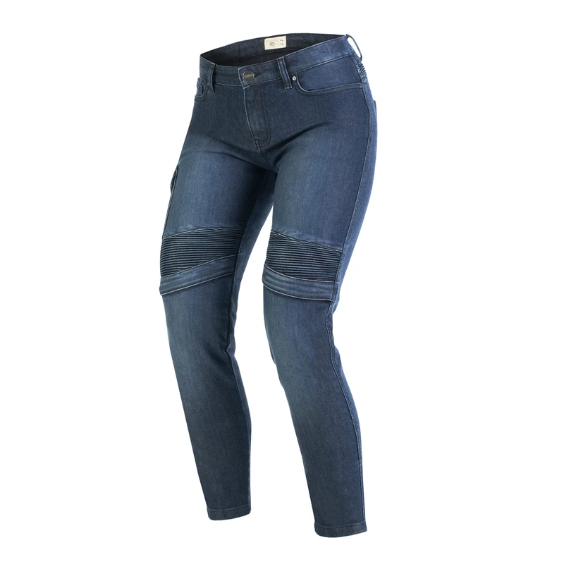BROGER Ohio Lady Women's Motorcycle Jeans | Aramid Fibre Lining | SAS-Tec Knee Hip Coccyx Protectors | Reflective Elements | Tapered Fit