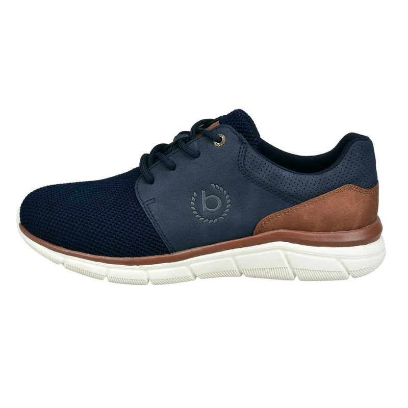 bugatti Man Men's Low-Top Trainers, Interchangeable Footbed, 4100 Dark Blue, 9 UK