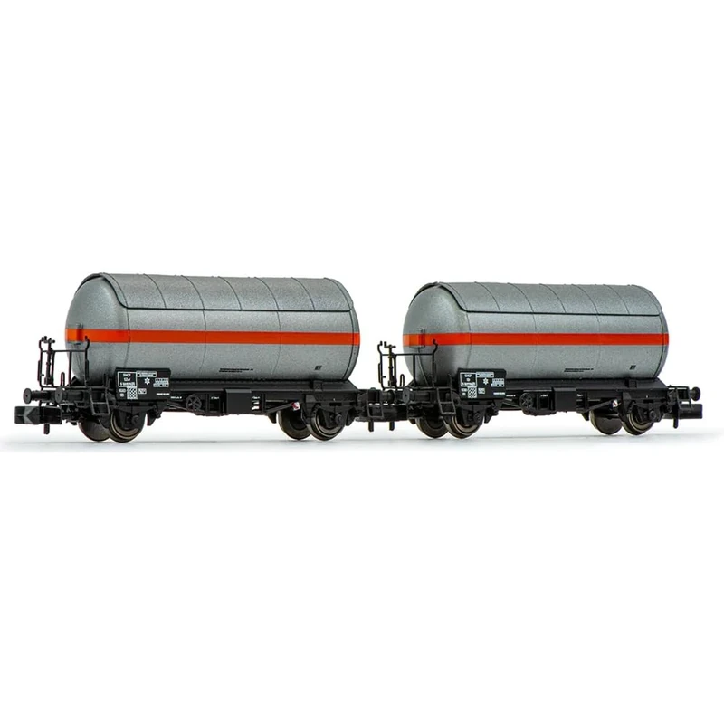 Arnold SNCF, 2-unit pack 2-axle gas tank wagons "algeco", period IV