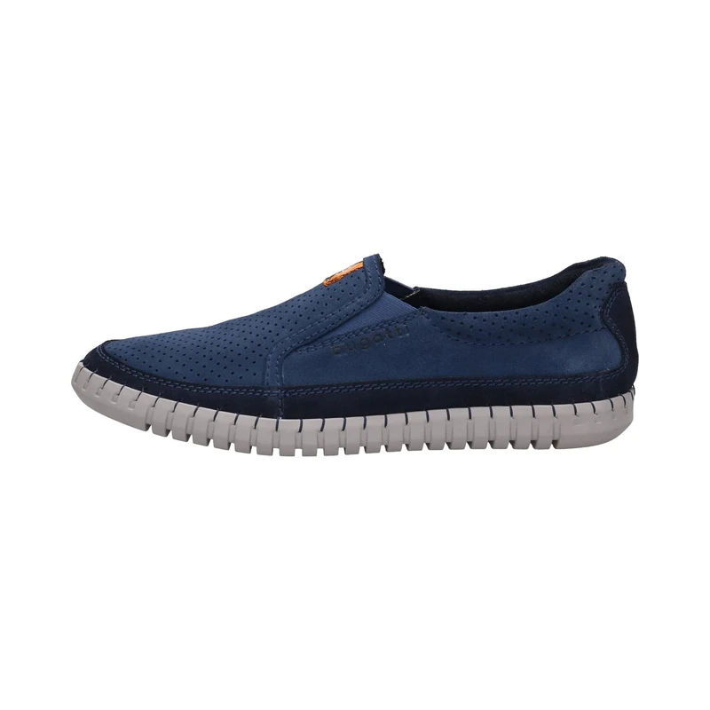 bugatti Men's Baloo Loafer, Blue, 11.5 UK