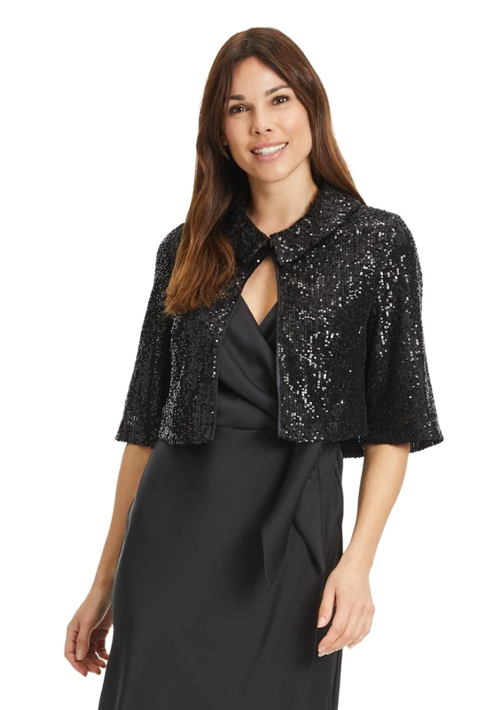 Vera Mont Women's 4648/4160 Blazer, Black/Black, 16