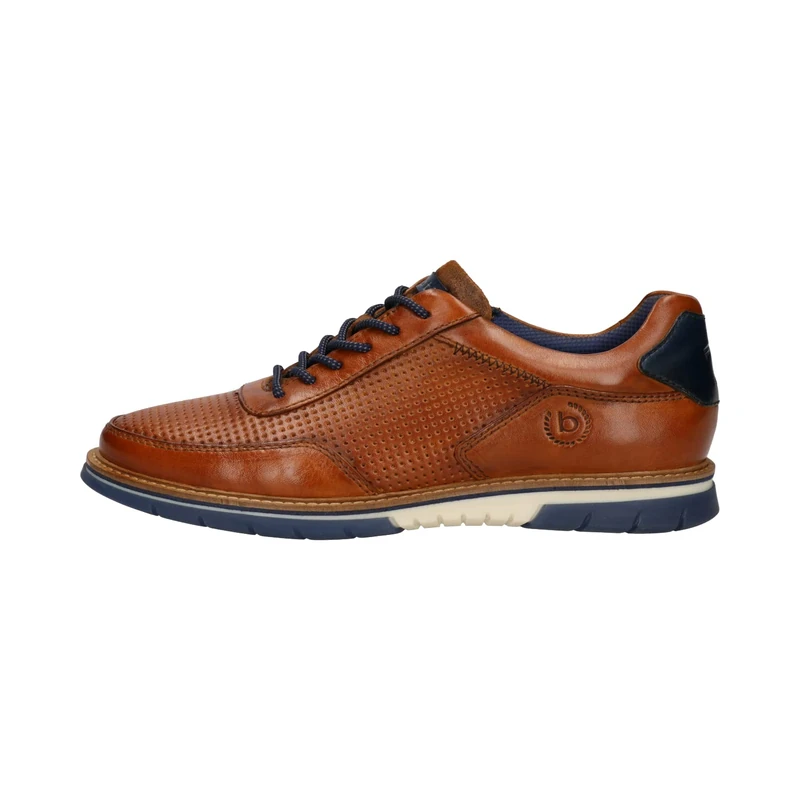 bugatti Men's Sammy Comfort Sneaker, Cognac, 13.5 UK