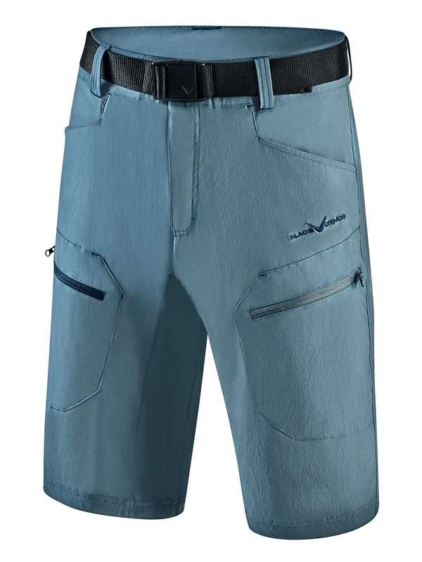 Black Crevice Men's Trekking Shorts Hiking, Blue Mirage/Steel Blue, 40