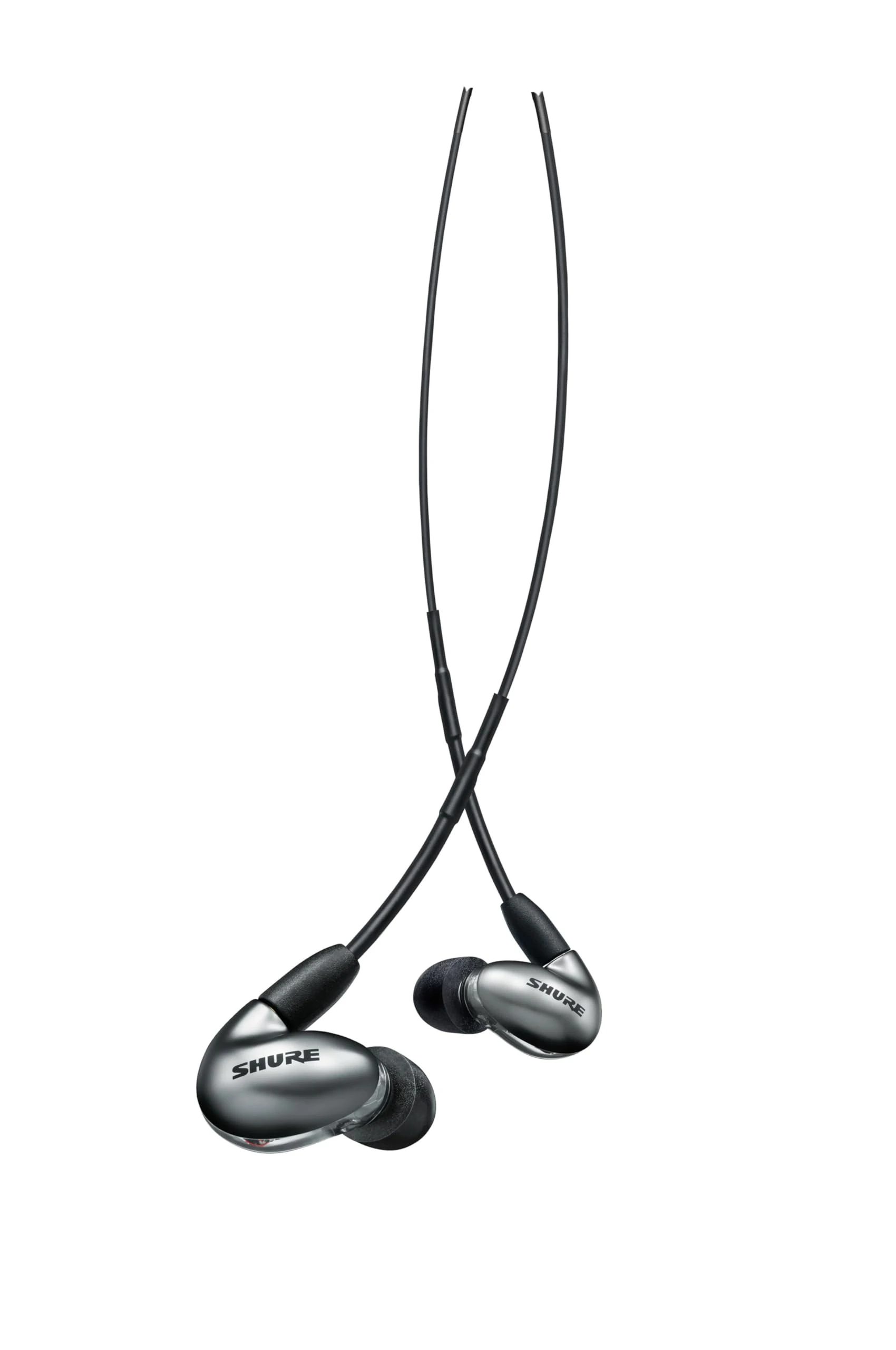 Shure SE846 Wired Sound Isolating Earphones Gen 2, Secure in-Ear Earbuds, High-End Professional Sound, Hi-Def Four Drivers, Upgraded Sound Filters, Durable Quality, Customizable Frequency - Graphite