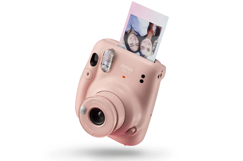 Fujifilm Instax Mini 11 Instant Blush Pink Camera with 20 Shot Macaron Film Pack