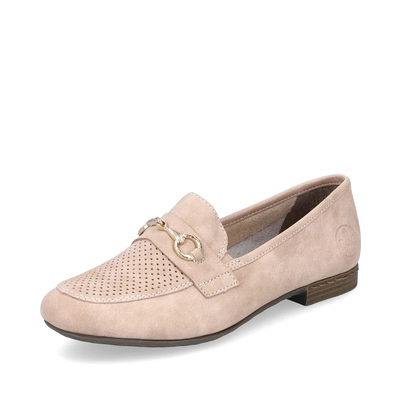 Rieker Women Loafers 51760, Ladies Slippers,College Shoes,Loafer,Low Shoes,Elegant,Business Shoes,Suit Shoes,Office,Pink (rosa / 31),41 EU / 7.5 UK