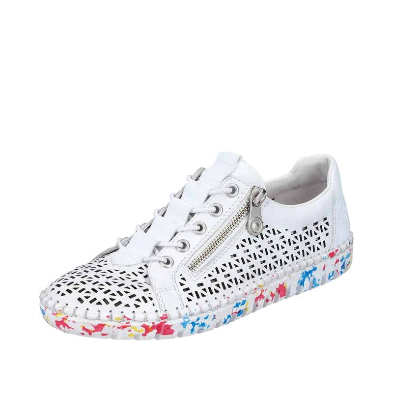 Rieker Women's M2357 Trainers, White, 8 UK - Image 1
