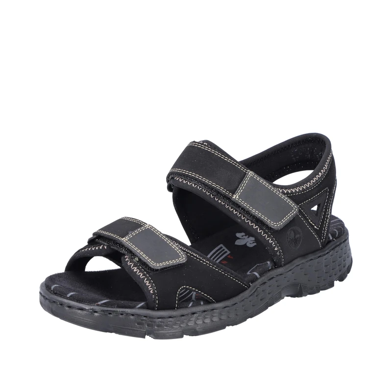 Rieker Women's 67891 Sandals, black, 4 UK - Image 1