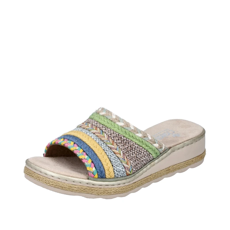 Rieker Women's 61798 Mule, Multicoloured, 3.5 UK