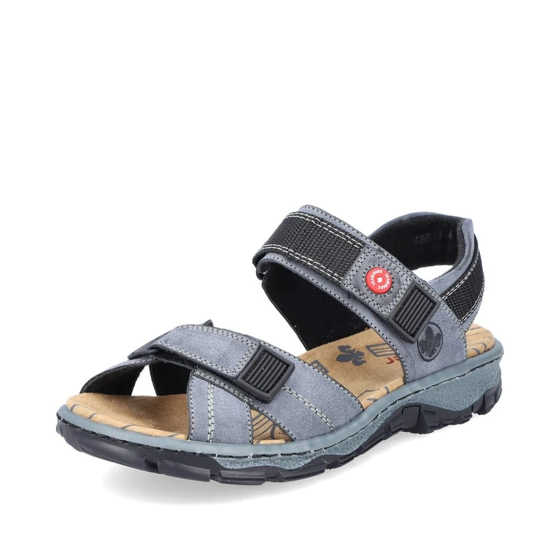 Rieker Ladies Sport Sandals 68851-14 - Blue Leather - UK Size 8 - EU Size 42 - US Size 10