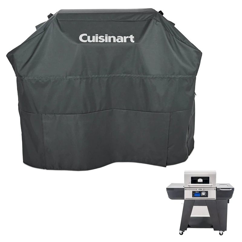 Cuisinart CGWM-086 Bristol Pellet Grill Cover, Durable Rip-Resistant Polyester (Cover fits Bristol Pellet Grill)
