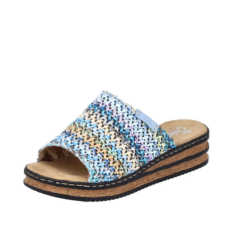 Rieker Women's 62968 Mules, Multicoloured 90, 6.5 UK