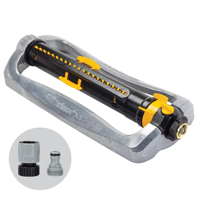 Melnor 65154AMZ Metal Turbo Oscillating Sprinkler - 4,500 Sq. Ft. - Image 1