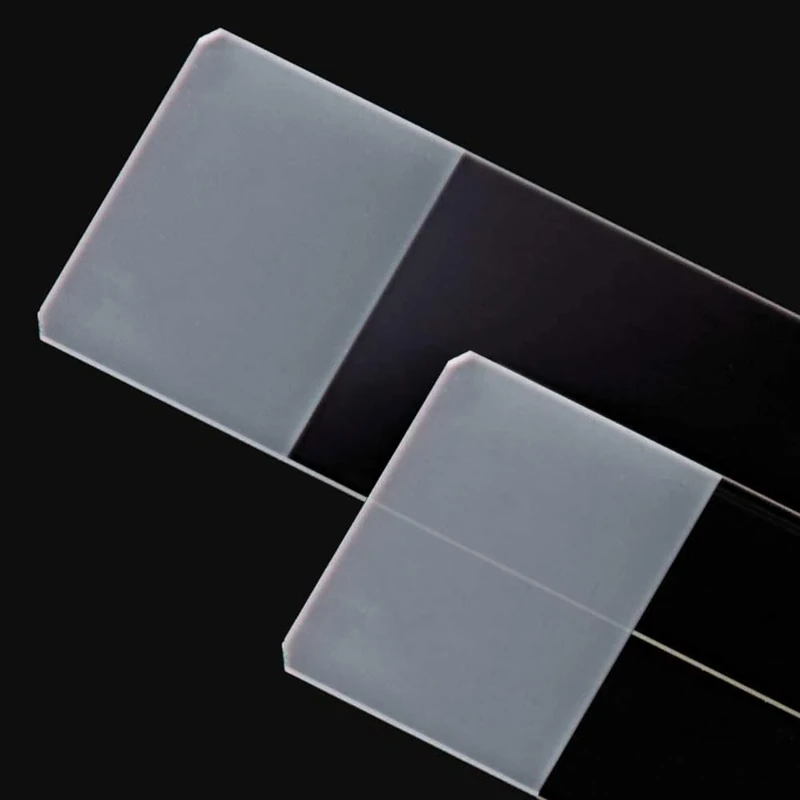 Globe Scientific General Purpose Microscope Slides, 1294, Frosted 1 End 1 Side, Ground Edges, Safety Corners, 25 x 75mm, Pre-Cleaned, 72/Box, 1440/CS