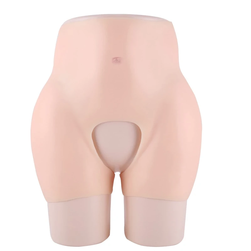 Wisfancy Full Silicone Panty, Buttock Hips Body Shaper Women Silicone Panty Buttock Hips Body Shaper Enhancer Padded, Butt Hip Enhancer for Transgender Crossdressers (Thickened buttocks 5cm, XL)