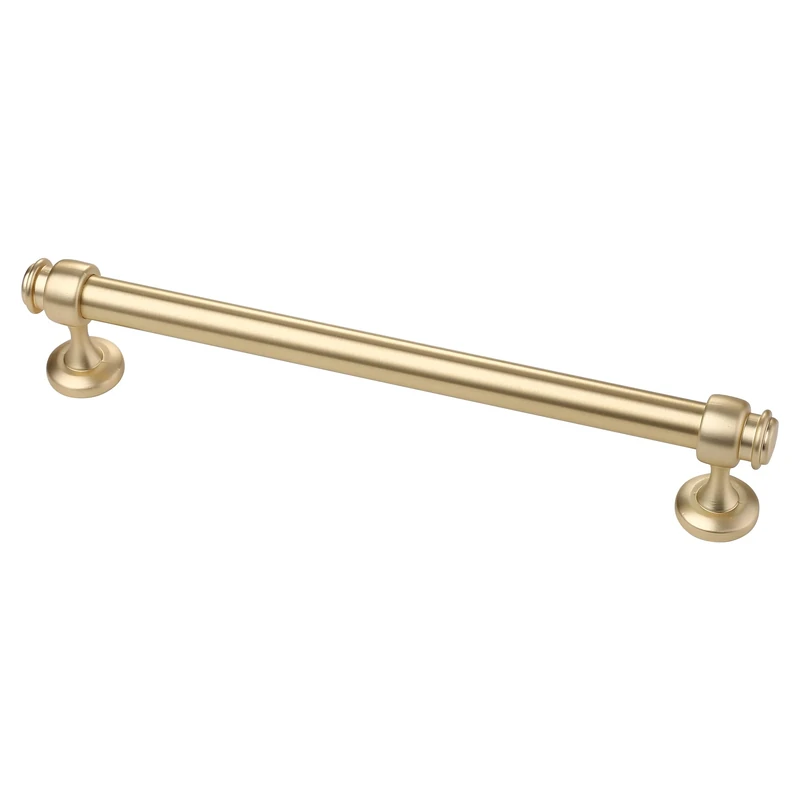 Alzassbg Brushed Brass Cabinet Pulls and Handles 10 Pack, AL3082BB