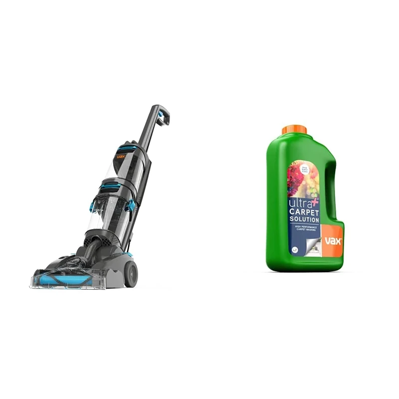 Vax Dual Power Pet Advance Carpet Cleaner With Dual Rotating Brushbars, Pre-treatment Wand and Wash Hose - CDCW-DPXA & Ultra+ 1.5L Solution for High Performance Washing - 1-9-137771