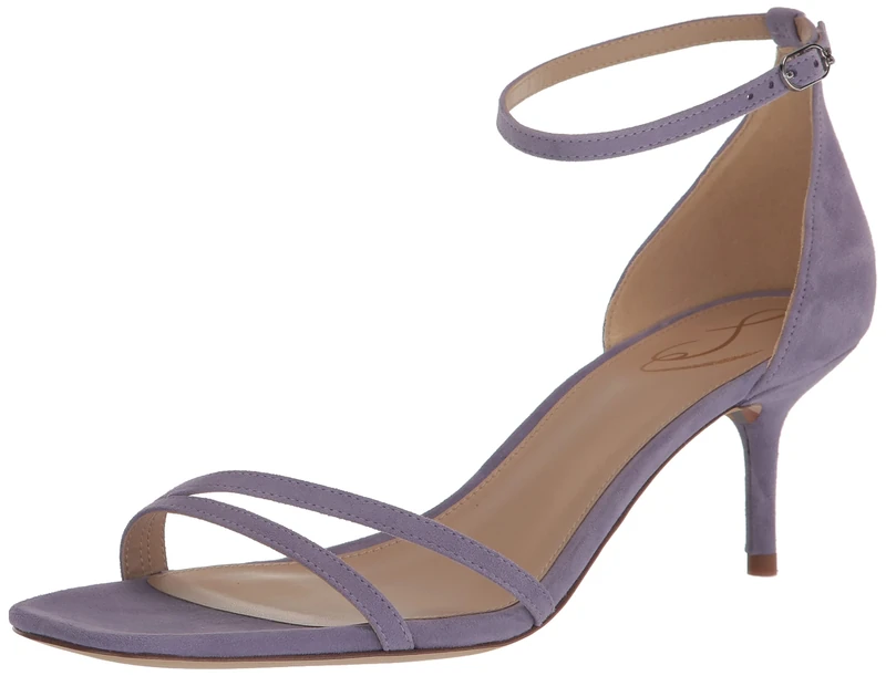 Sam Edelman Women's Peonie Heeled Sandal, Purple Iris, 5.5 UK