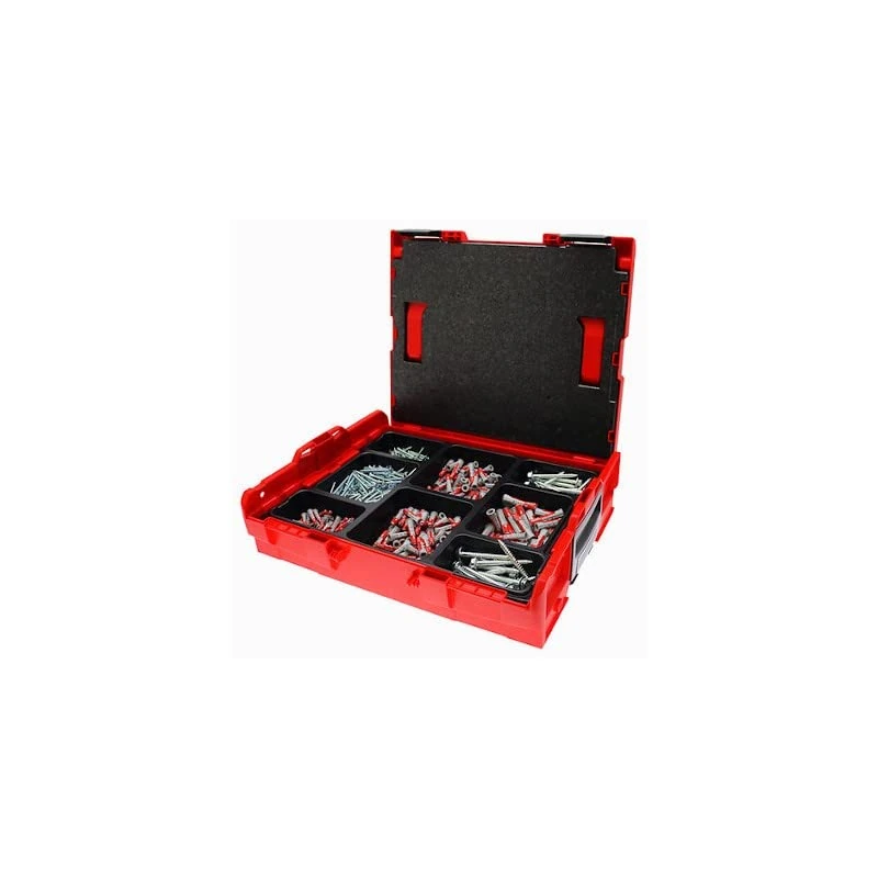 fischer L-BOXX - Assortment Case of Screws+Dowels - DUOPOWER
