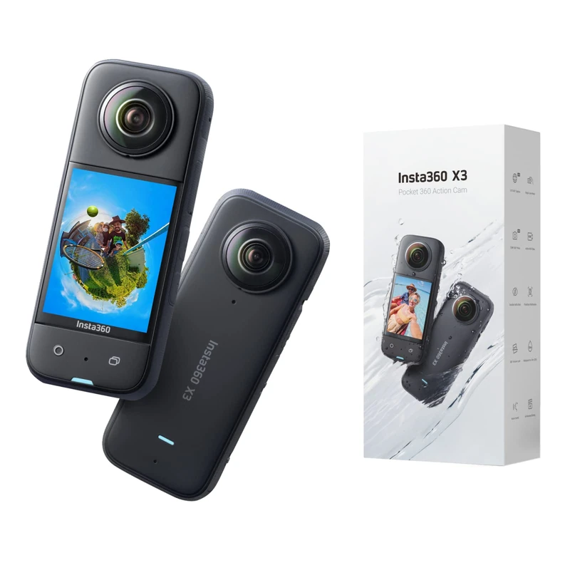Insta360 X3 360 Action Camera - 5.7K HDR Video & 48MP Sensors