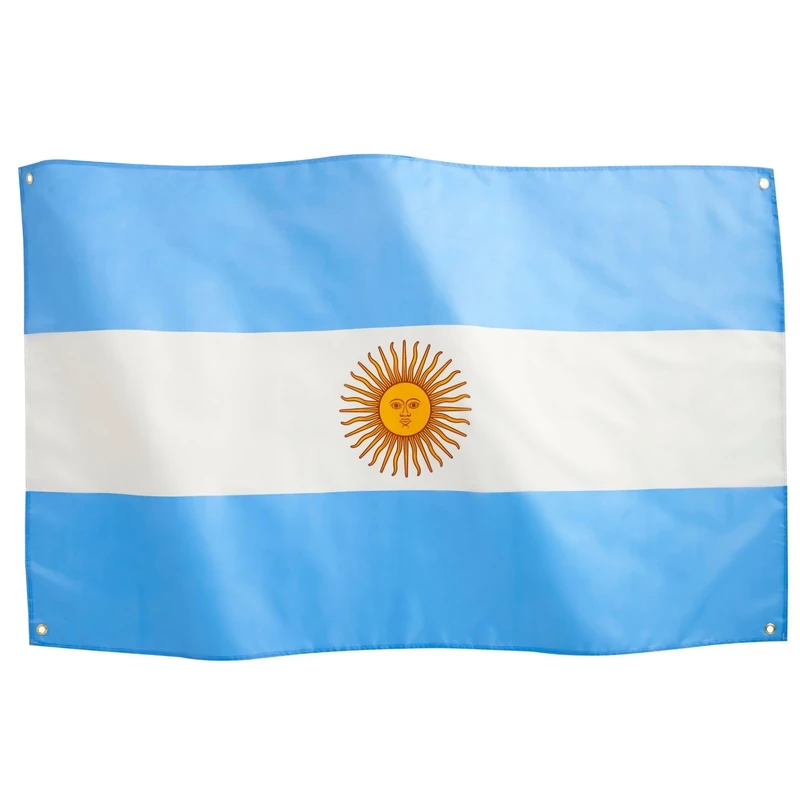 Runesol Argentina Flag 3x5 (91x152cm) - Waterproof Brass Eyelet