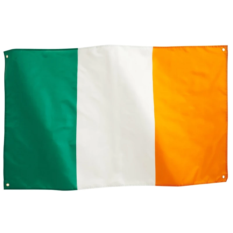 Runesol Ireland Flag 3x5, 91x152cm, St Patrick's Day, Irish Flag, Tricolour Banner, Paddy's Day, Brass Eyelet in Every Corner, Irish Rugby, Waterproof, Inside, Outside
