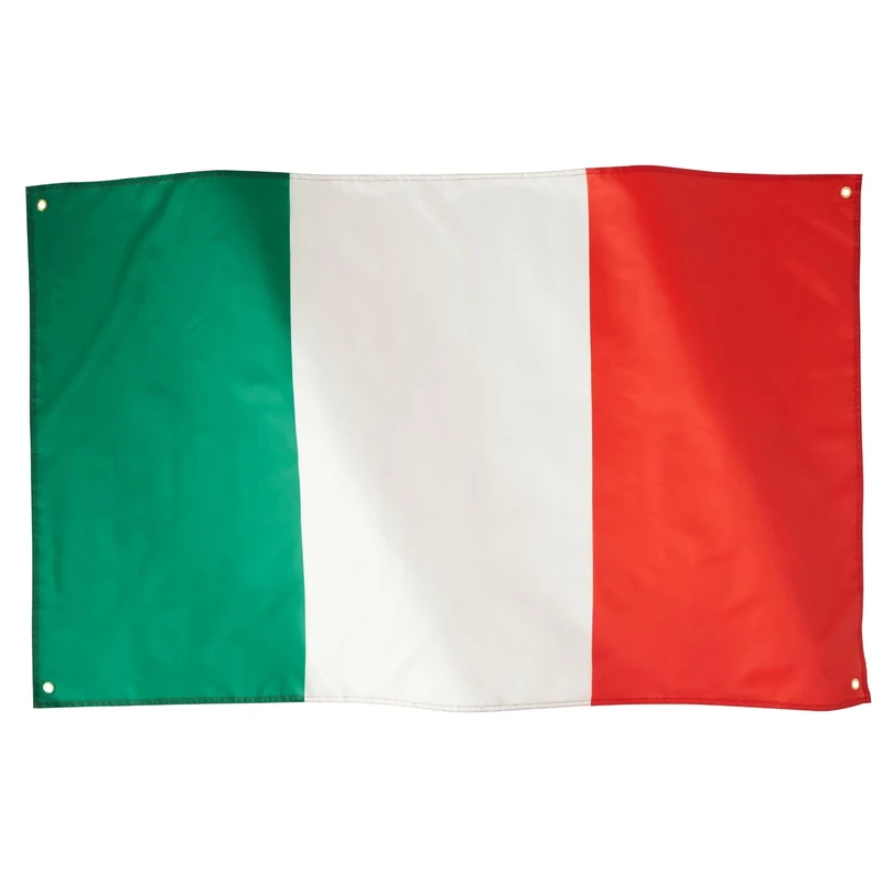 Runesol Italy Flag 3x5, 91x152cm, Italia Banner, 4 Grommets, Brass Eyelet in Every Corner, Italian Rugby, Premium Flags, Waterproof, Inside, Outside