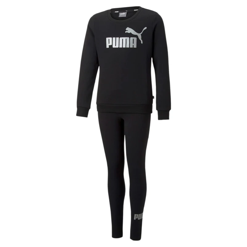 Puma Leggings Brand Model Logo Crew FL & Leggings Set G Black