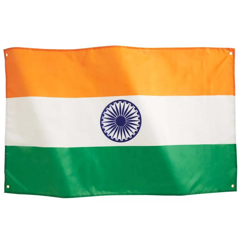 Runesol India National Flag 3x5 - 91x152cm with Brass Eyelets