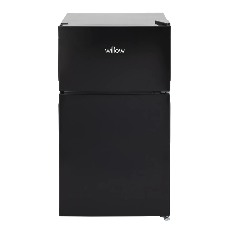 Willow WB50UCFF 86L Under Counter Fridge Freezer with 4* Freezer Rating, Adjustable Thermostat, Low Noise Level, 2 Years Warranty - Black