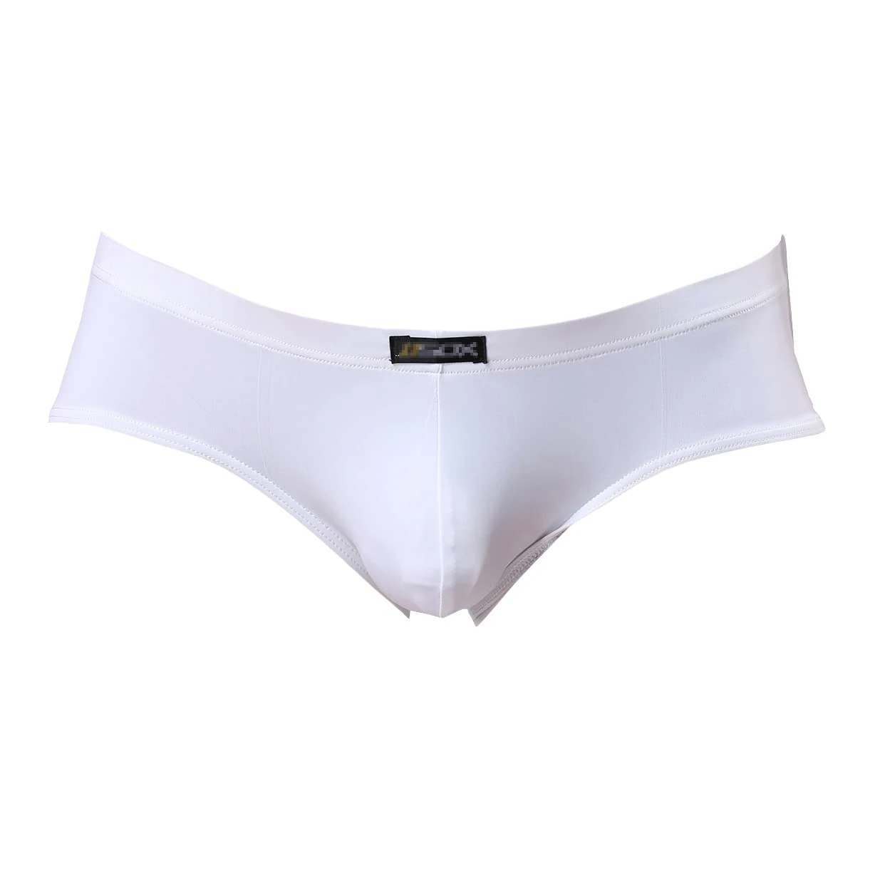 Drelaar Men's Smooth Comfort Underwear Briefs Sexy Pouch Underpants Swimwear Large White