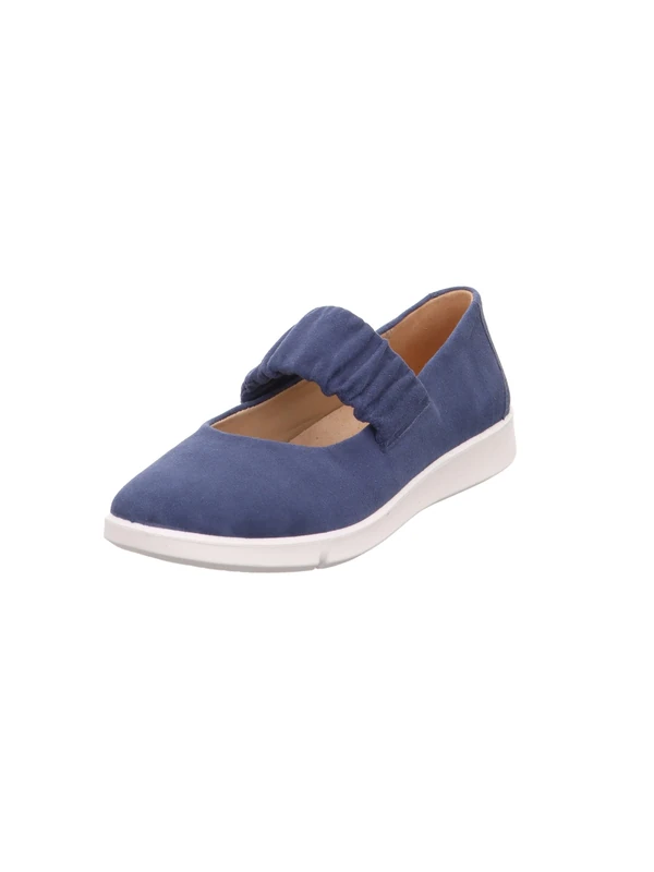 Legero Women's Lucca Ballet Flats, Indacox Blue 8600, 8.5 UK