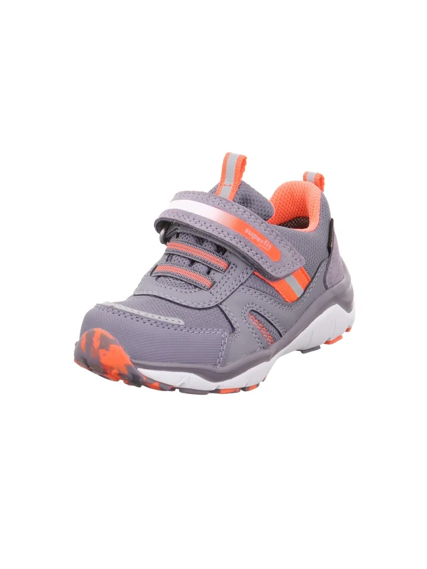 Superfit Sport5 Lightly Lined Gore-Tex Trainers, Purple Orange 8500, 4.5 UK Child