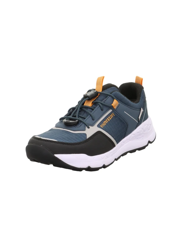 Superfit Free Ride Sneaker, Blue/Orange 8010, 2 UK