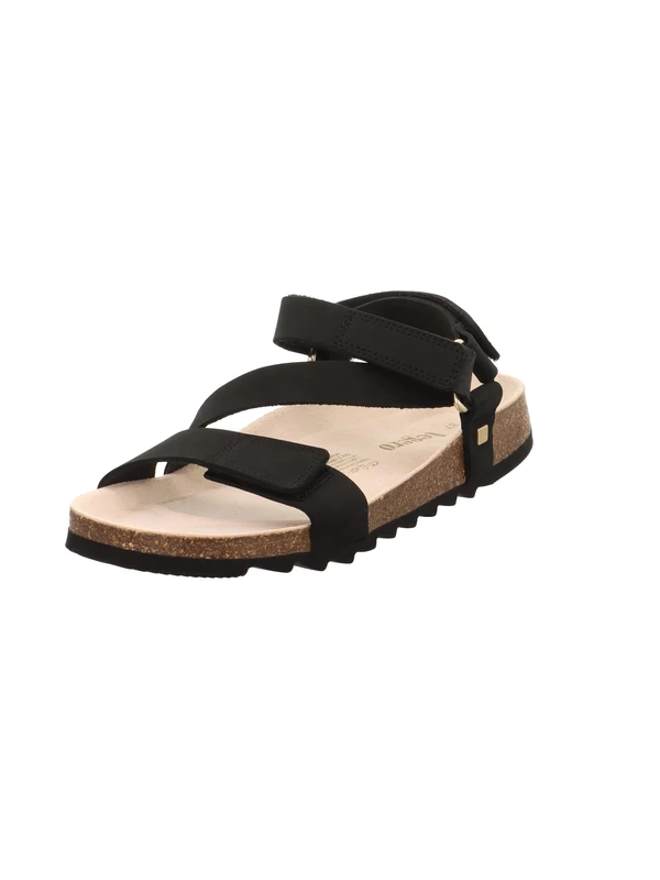 Legero Women's Clear Sandal, Black 0000, 8 UK