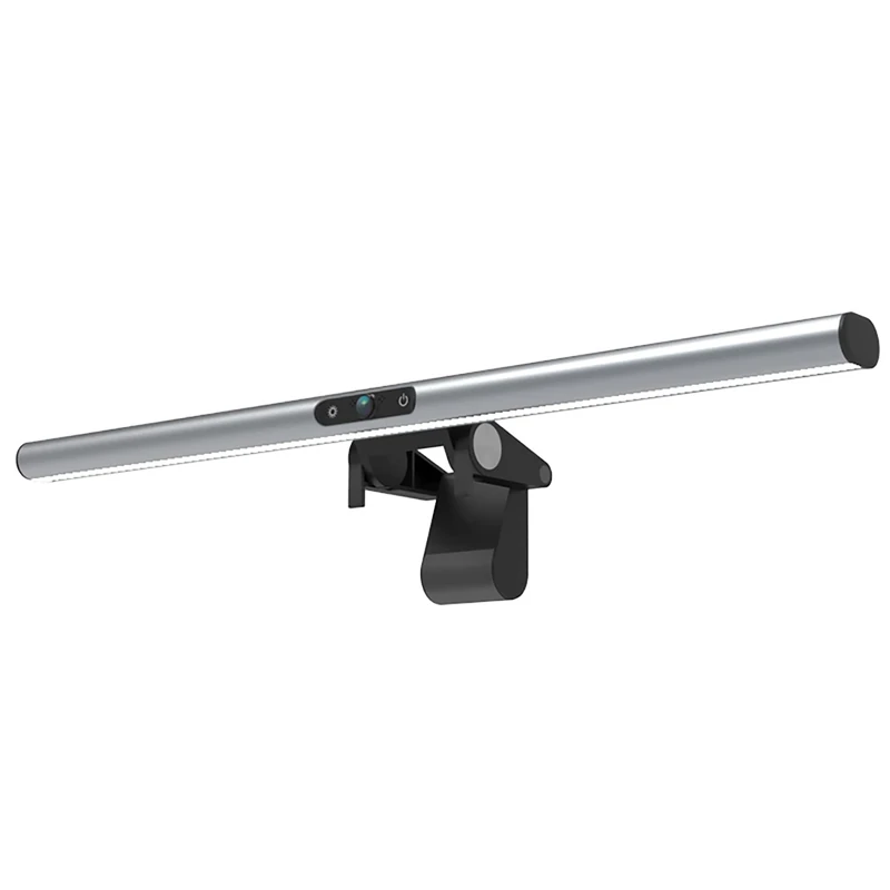 4SMARTS 2 in 1 Lamp Lightbar Pro Monitor with WEBCAM FULLHD PLATA - Image 1