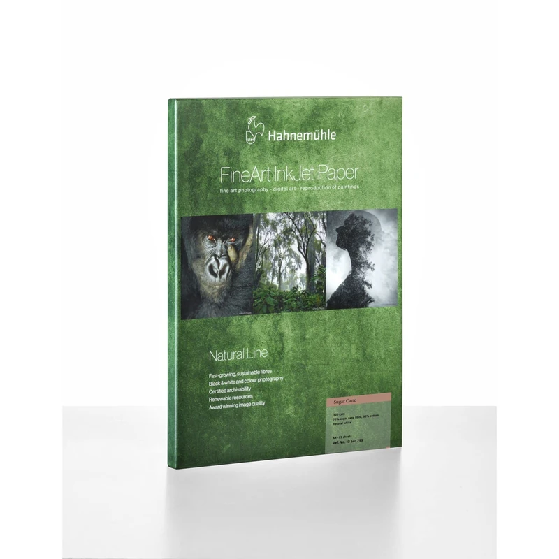 Hahnemühle Inkjet Photo Paper Sugar Cane A 4 Matt 300 g, 25 Sheet, Natural White