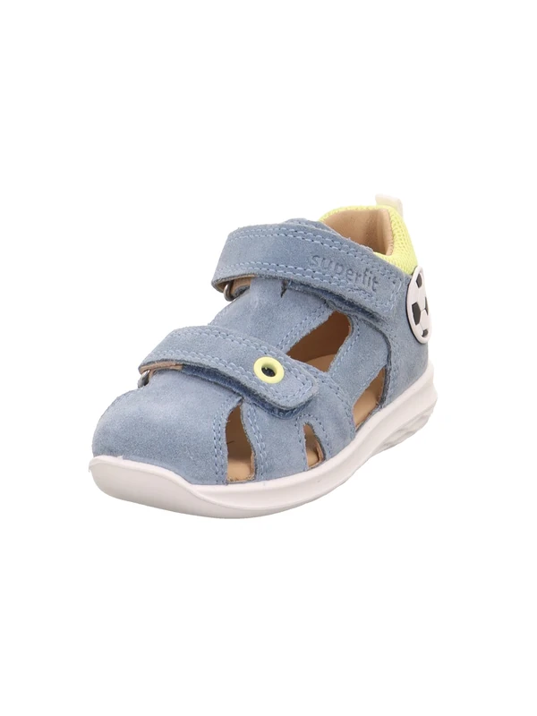 Superfit Boys Bumblebee Sandal, Blue/yellow 8010, 20 EU