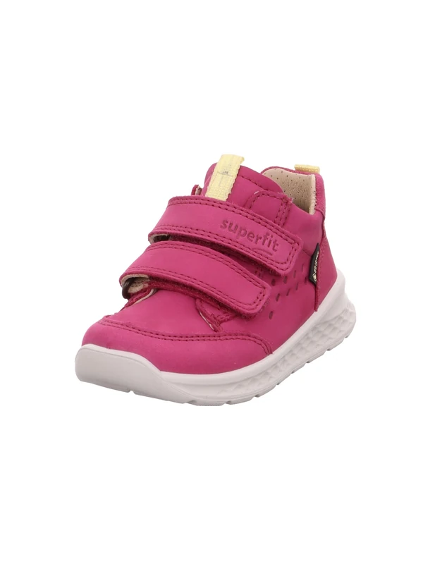 Superfit Boy's Girl's Breeze First Walking Shoes, Pink Yellow 5510, 4 UK child