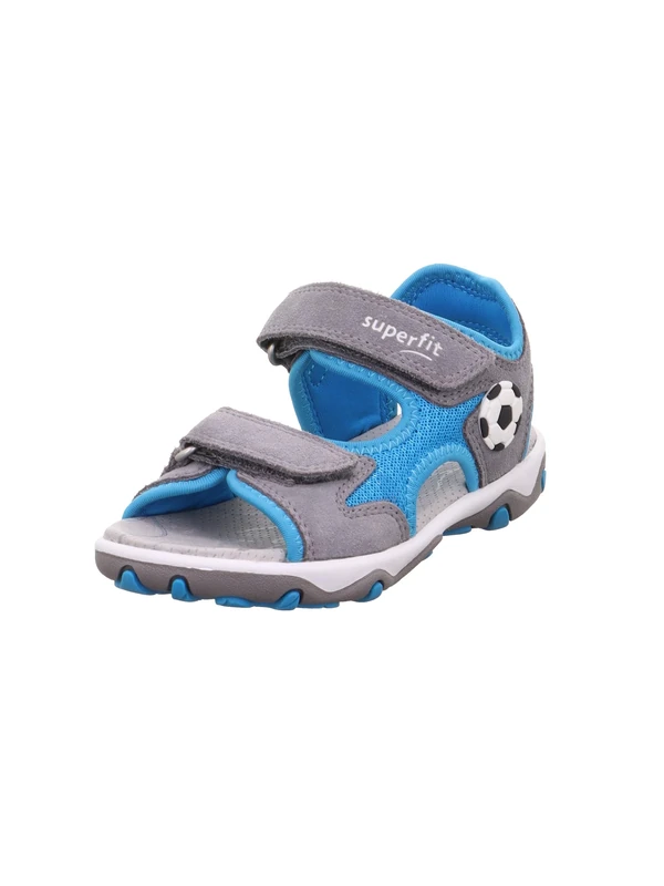 Superfit Mike 3.0 Sandal, Light Grey Turquoise 2510, 8.5 UK Child