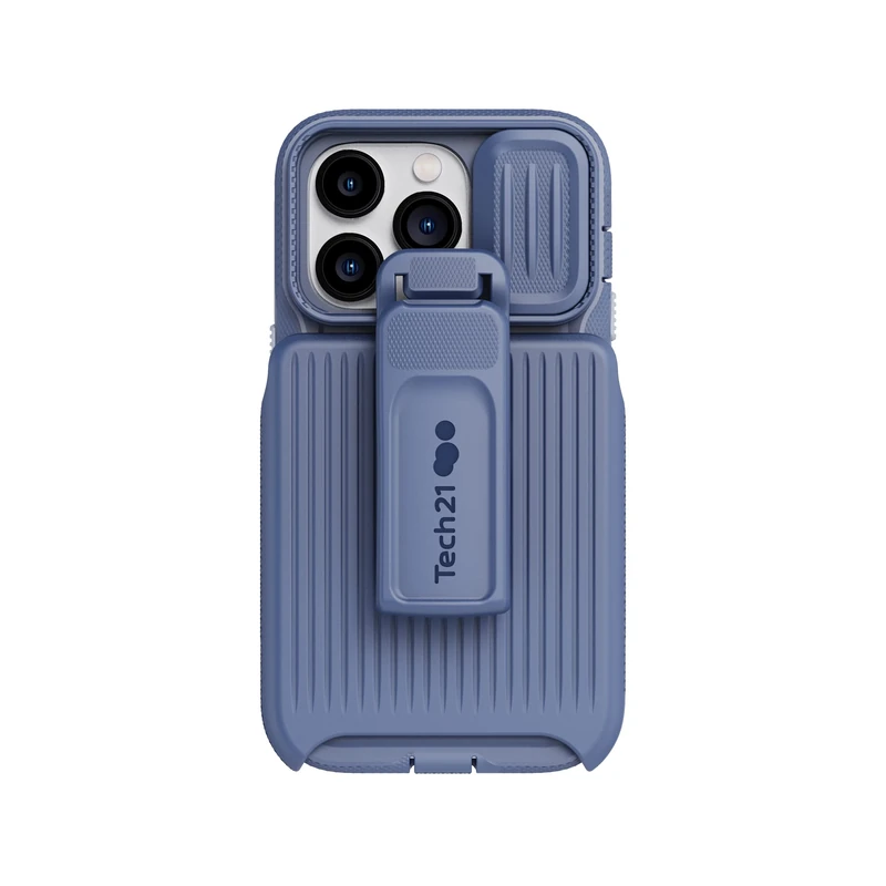 tech21 iPhone 14 Pro Evo Max Compatible with MagSafe – Durable, Shock-Absorbing and Rugged Phone Case with Holster and 20ft FlexShock Multi-Drop Protection