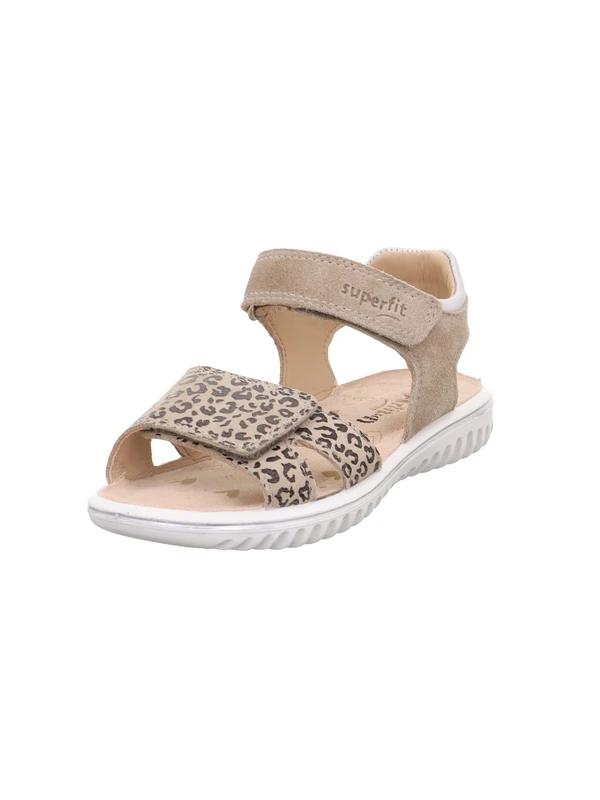 Superfit Girl's Sparkle Sandal, Beige 4010, 9.5 UK Child