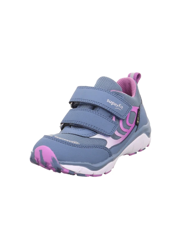 Superfit Sport5 Lightly Lined Gore-Tex Trainers, Blue Pink 8020, 4.5 UK Child
