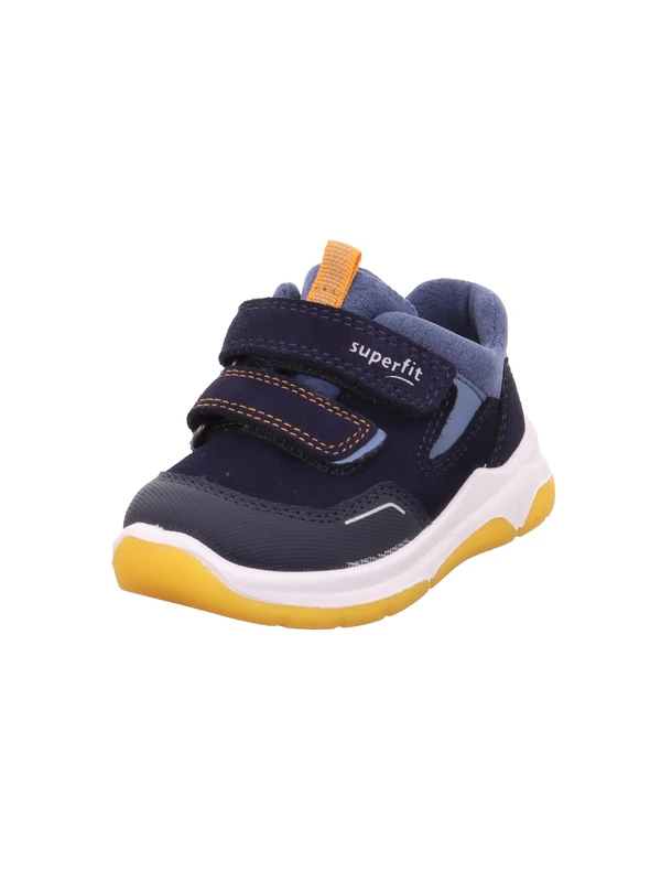 Superfit Boy's Cooper First walking shoes, Blue Orange 8010, 4.5 UK Child