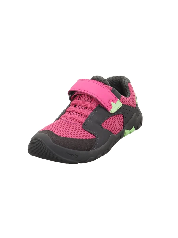 Superfit Trace Sneaker, Pink Grey 5500, 11 UK Child